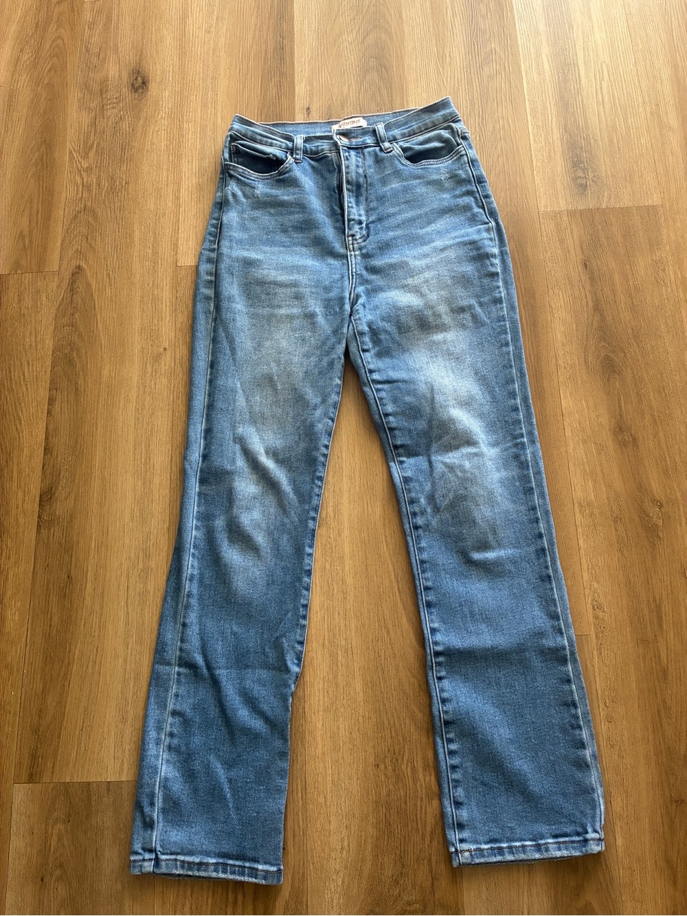 Vibrant M.I.U. High-Rise Straight-Leg Jeans Size 9 W28 Medium Wash